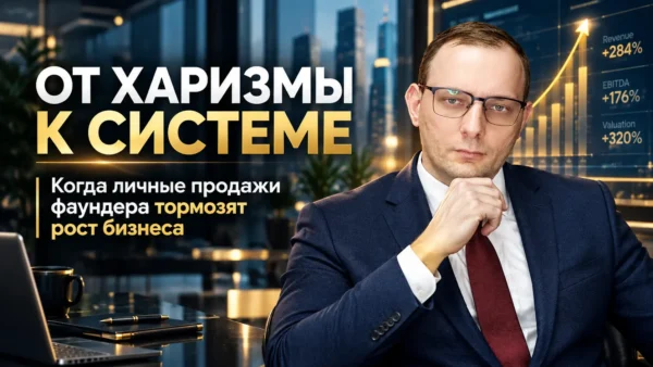 From Founder-Led Sales to Scalable Revenue: когда харизма фаундера перестаёт быть преимуществом